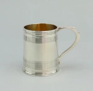 1790s Chinese Export Silver Classical Form Mug (1 of 5)