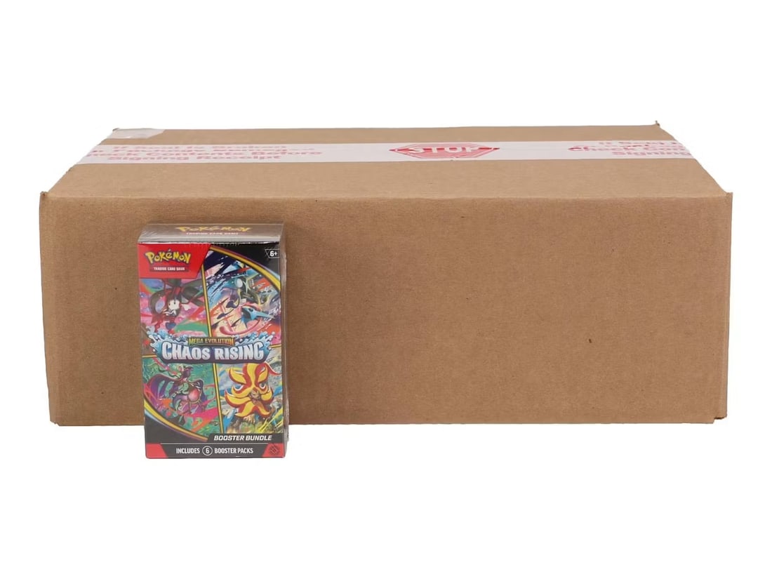 Pokémon TCG Mega Evolution Chaos Rising Booster Bundle Sealed Case (25 Boxes)