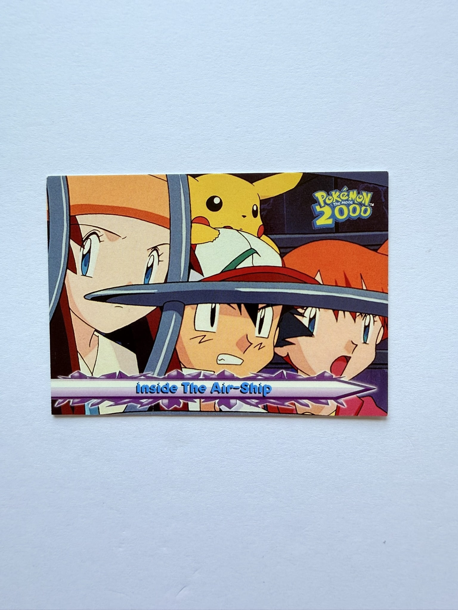 Pokemon 2000 Movie Card Inside The Air-Ship Pikachu Ash Misty