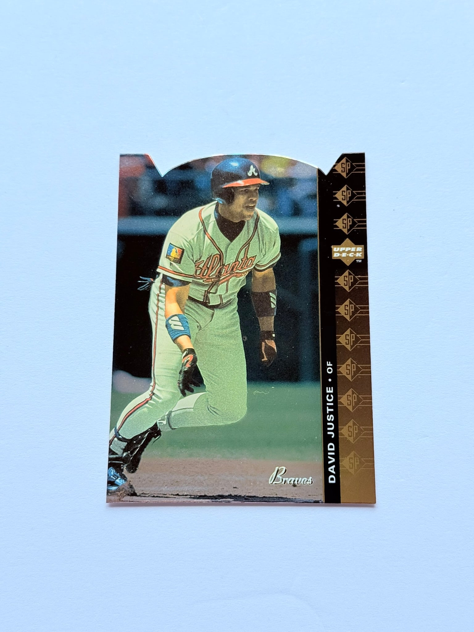 1994 SP #50 David Justice Atlanta Braves Baseball Card