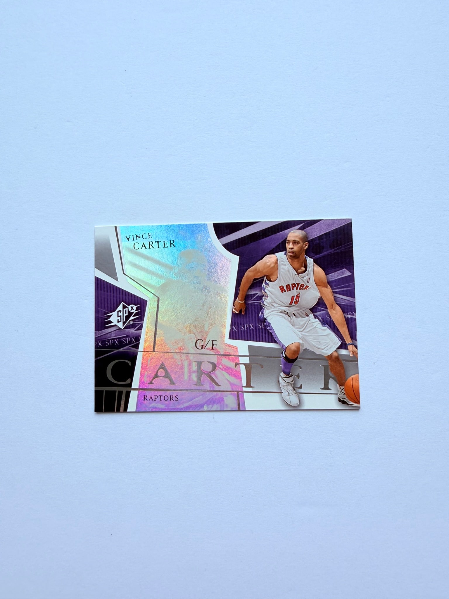 2003 Upper Deck SPx #82 Vince Carter Toronto Raptors NBA Basketball Card
