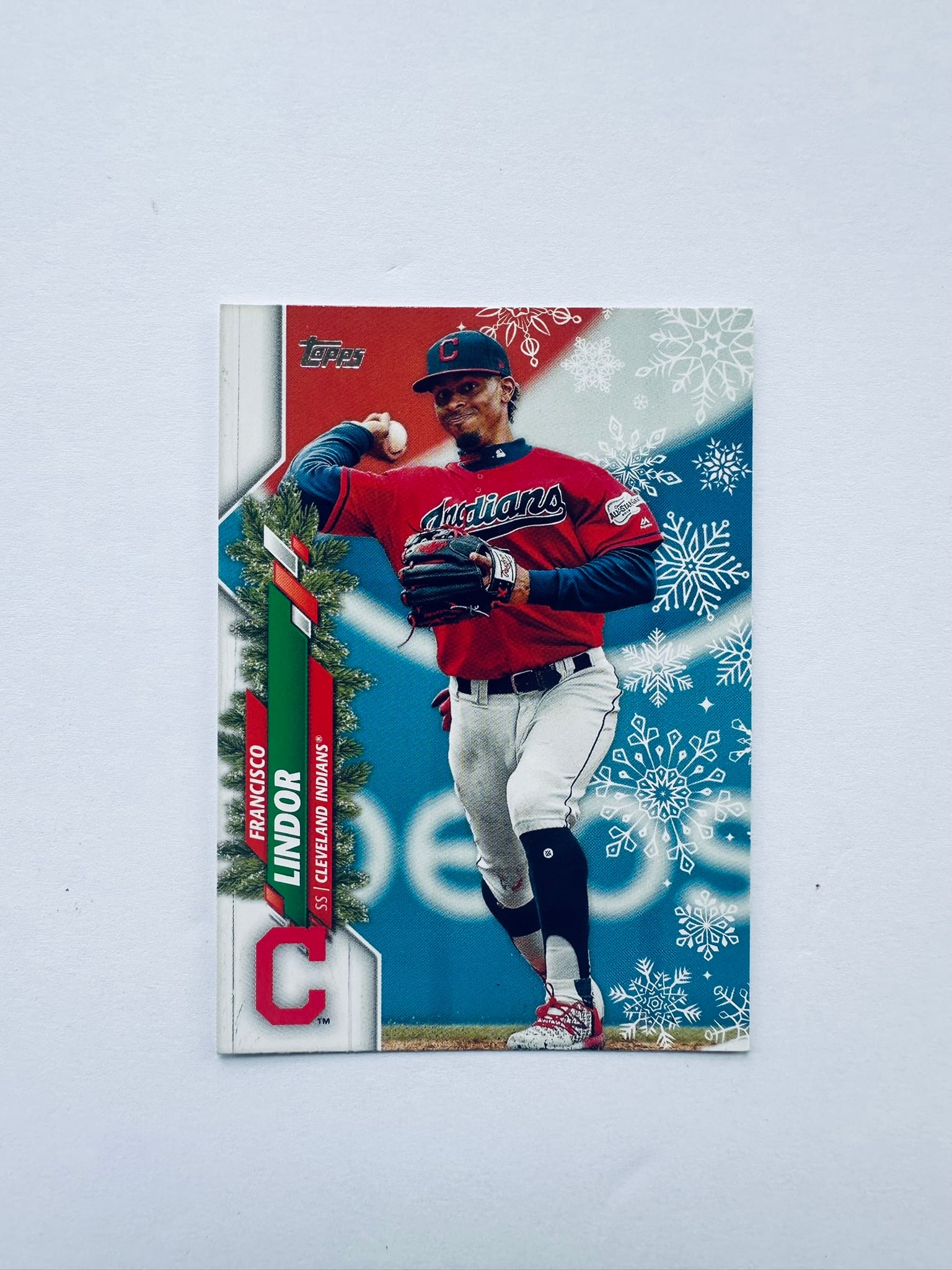 Francisco Lindor 2020 Topps Holiday #HW152