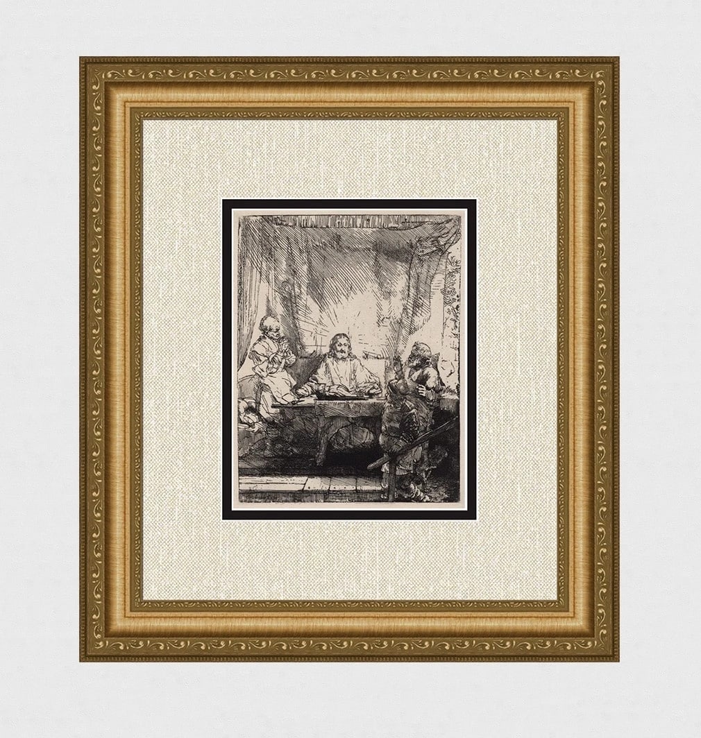 Rembrandt Etching, The Crucifi x ion: Small Plate (1 of 4)