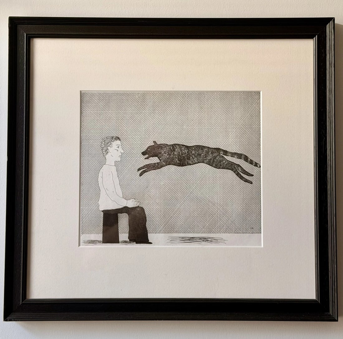David Hockney Original Etching Six Fairy Tales Brothers Grimm 1969-70