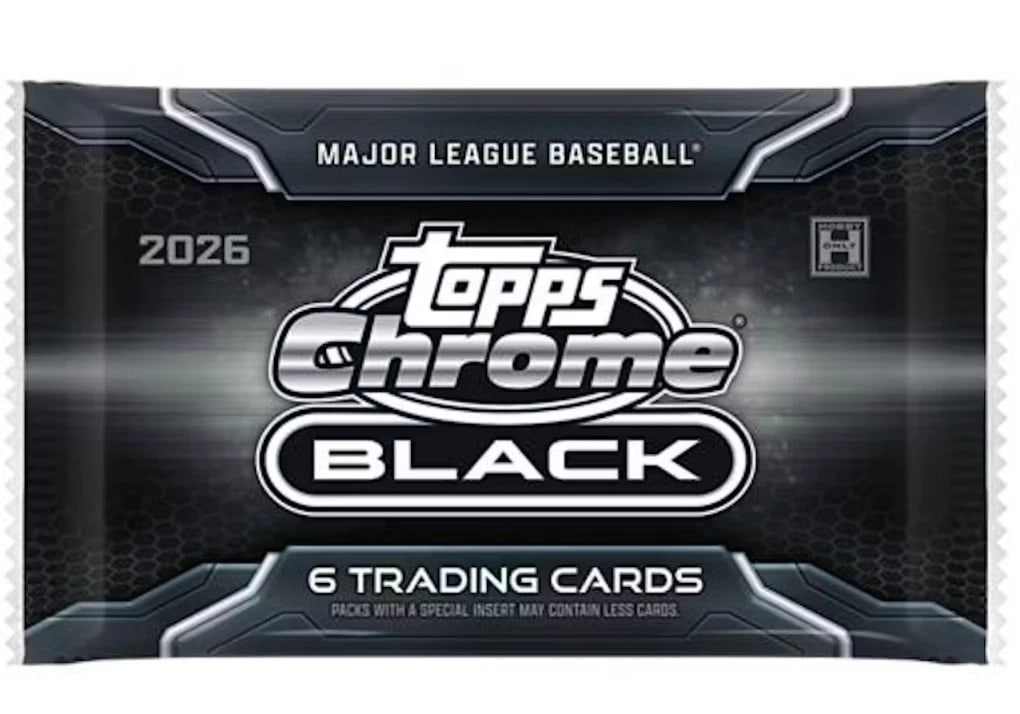 2026 Topps Chrome Black Baseball Hobby Box Factory Sealed (1 of 2)