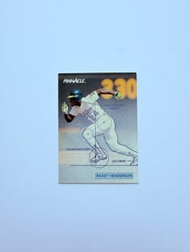 1992 Pinnacle #614 Rickey Henderson The Technician Base Stealing Insert Card