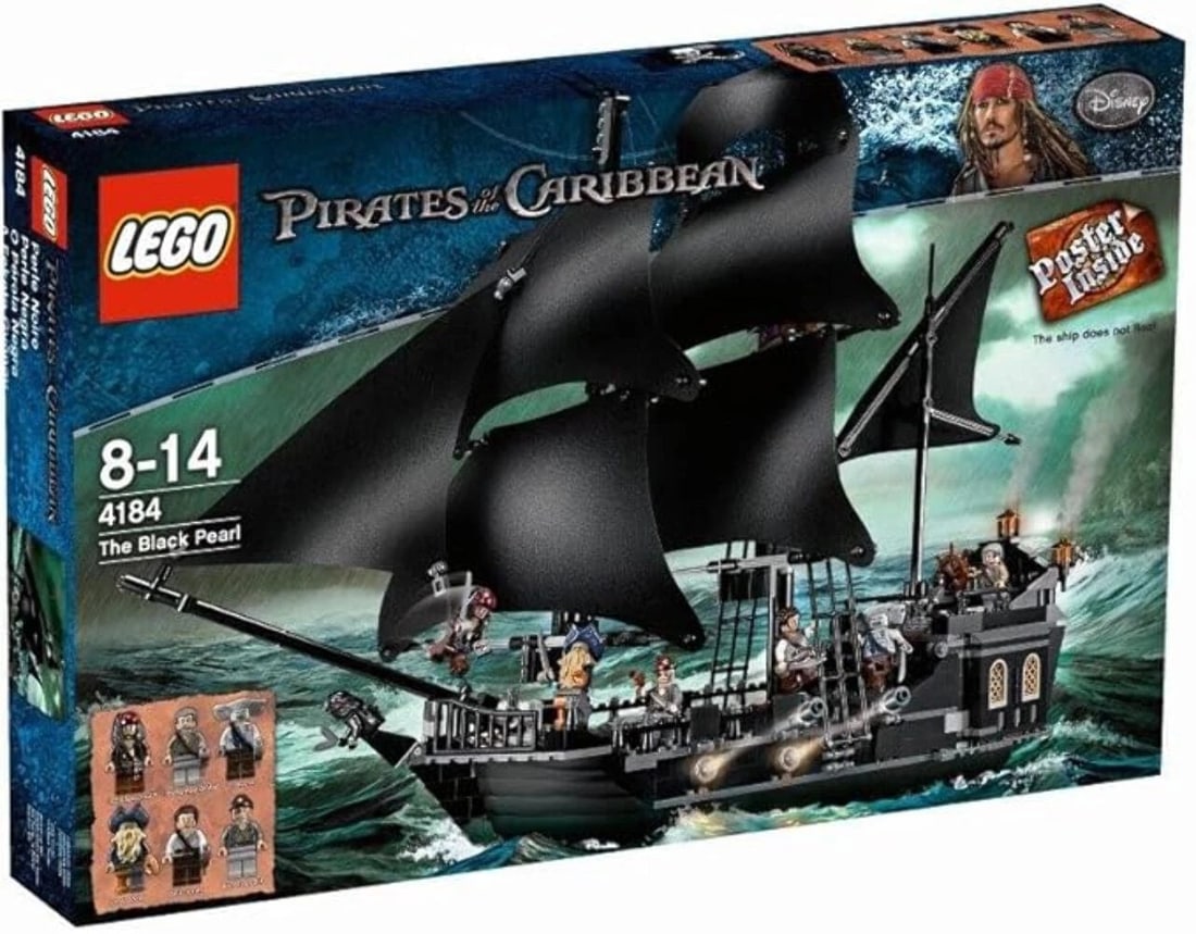 LEGO Pirates of the Caribbean The Black Pearl (4184) Retired 2011 Building Set (1 of 2)