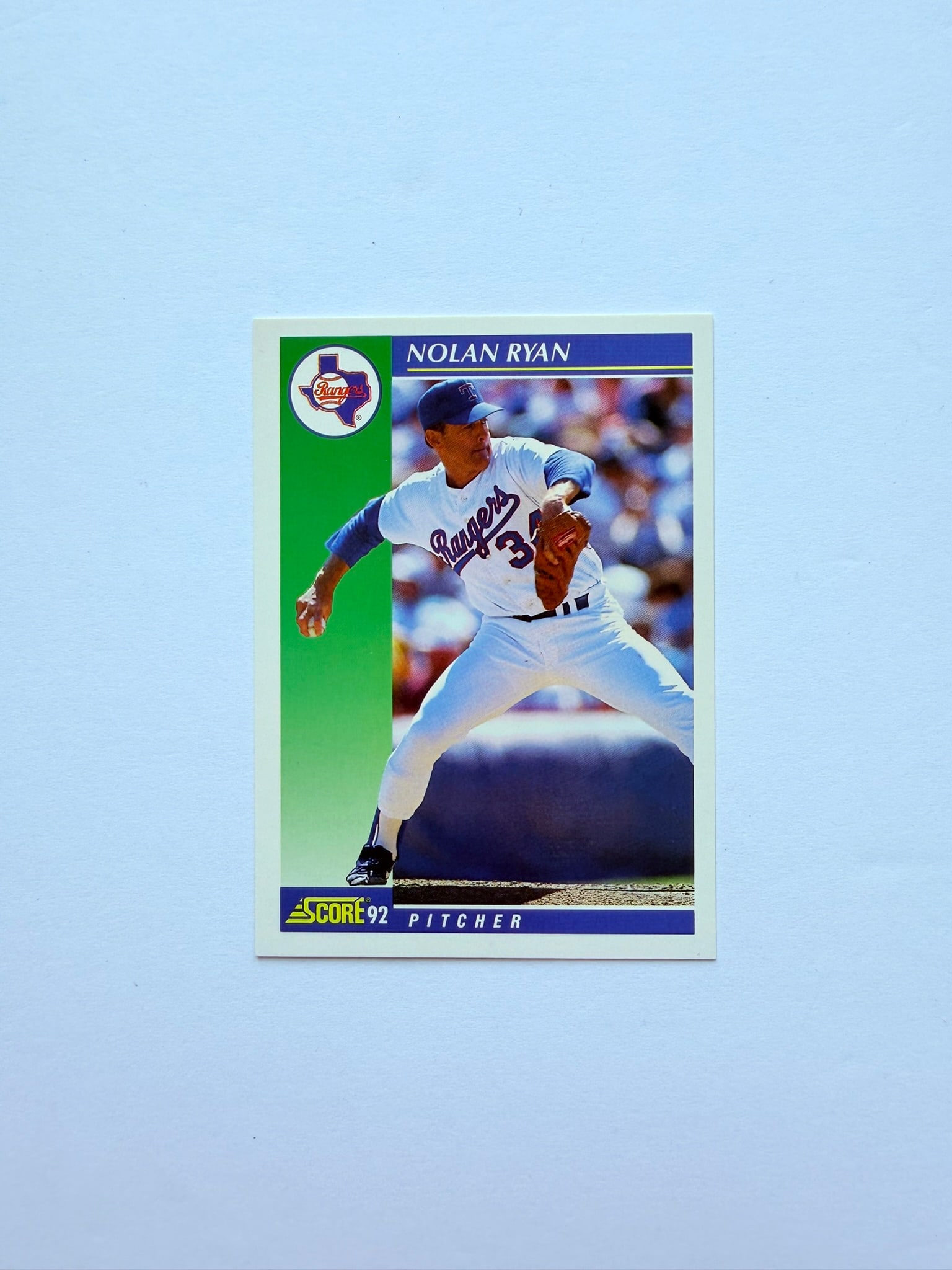 1992 Score #2 Nolan Ryan Texas Rangers MLB Baseball Card (1 of 2)