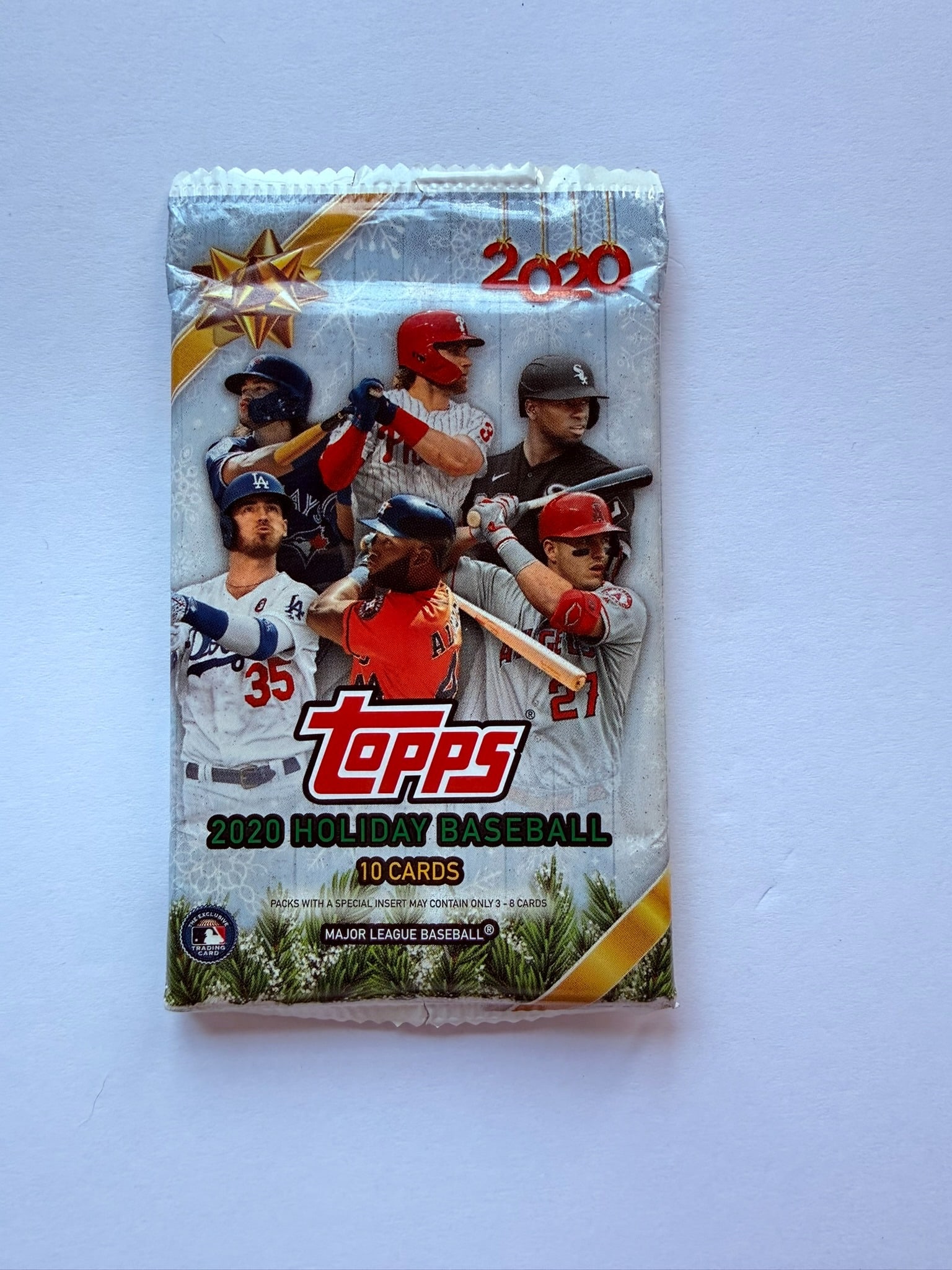 Sealed 2020 Topps Holiday Baseball Pack MLB 10 Cards Factory Sealed (1 of 2)