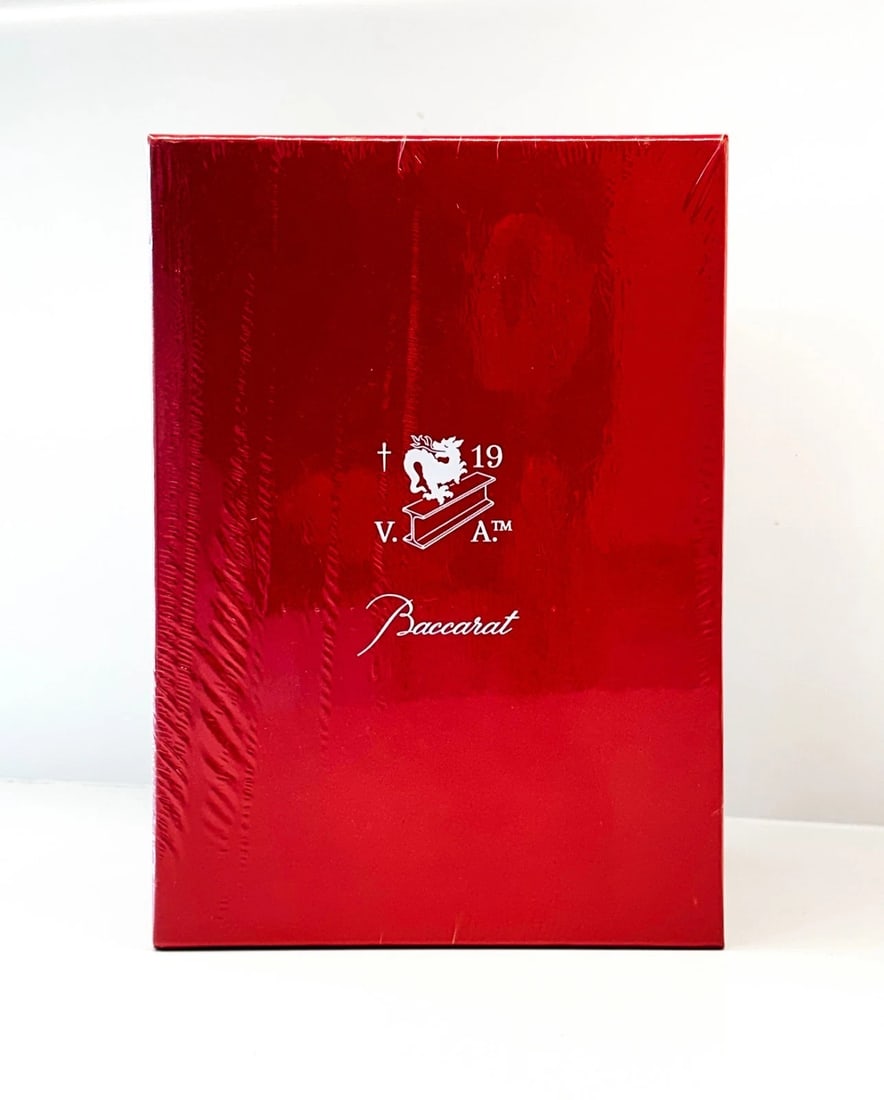 Baccarat x Virgil Abloh Crystal Clear Glass with Lid and Straw (1 of 9)
