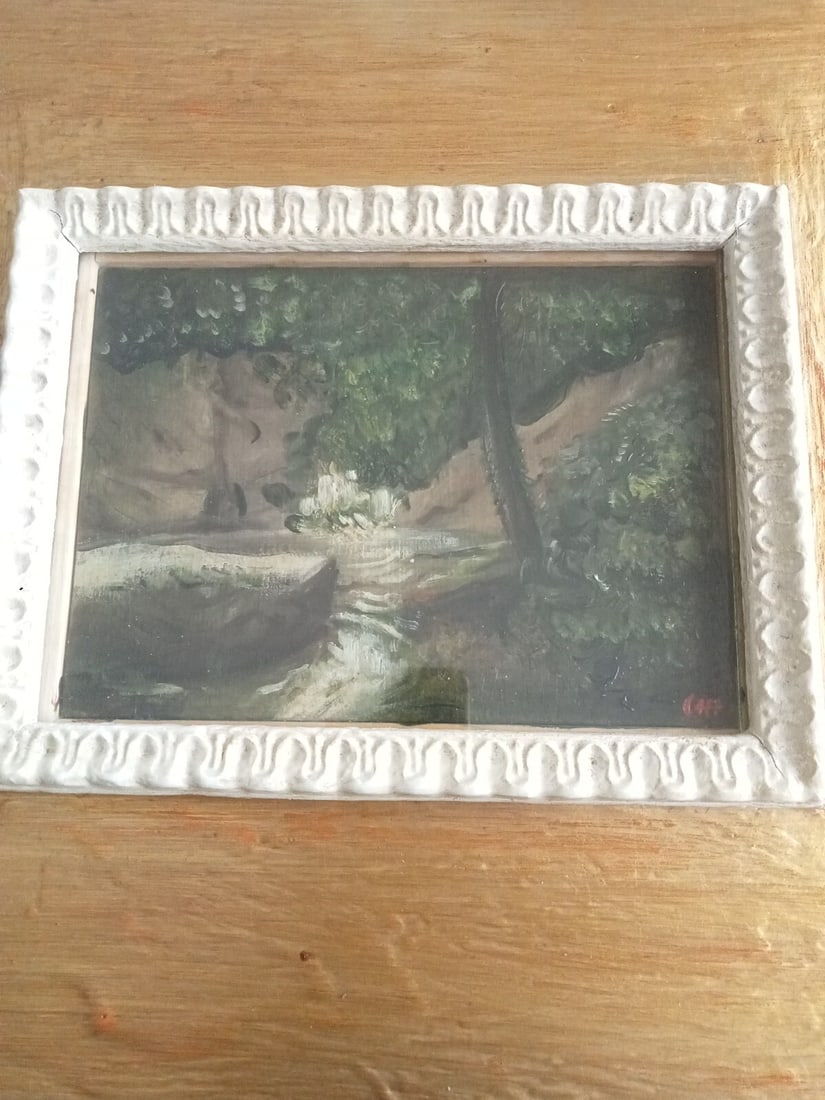 Pietro Annigoni Paesaggio 1973 Oil on Panel (1 of 7)