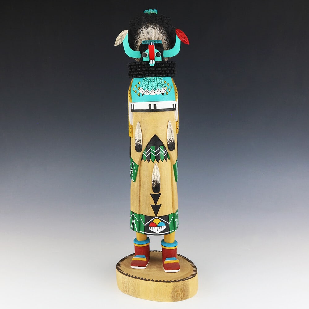 Tiffany Tsabetsaye Zuni Shalako Kachina Carving (1 of 10)