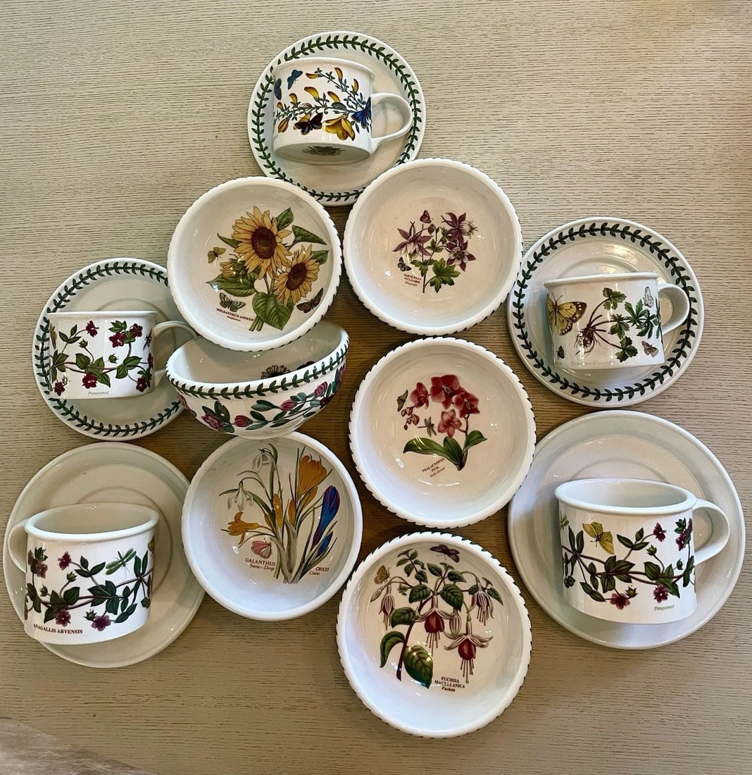 Portmeirion Botanic Garden Ceramic Dinnerware Collection, 100+ Pieces (1 of 13)