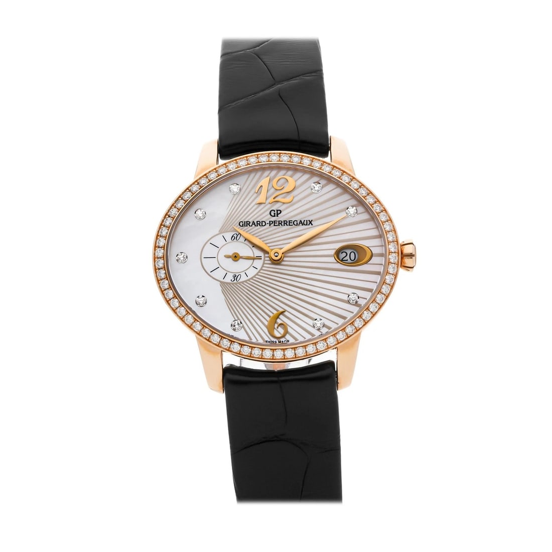 Girard-Perregaux Cat's Eye 18K Rose Gold Diamond Watch Ref. 80484D52A763-BK6B (1 of 6)