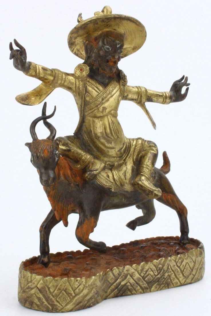 Gilt Bronze Tibetan Buddha Statue, Qing Dynasty (1 of 12)