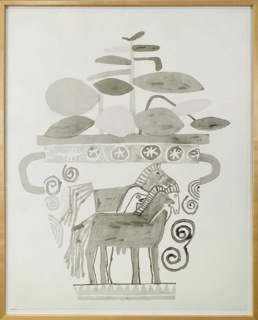 Jonas Wood Untitled 2010 Lithographic Monoprint XV of 15 Signed (1 of 13)