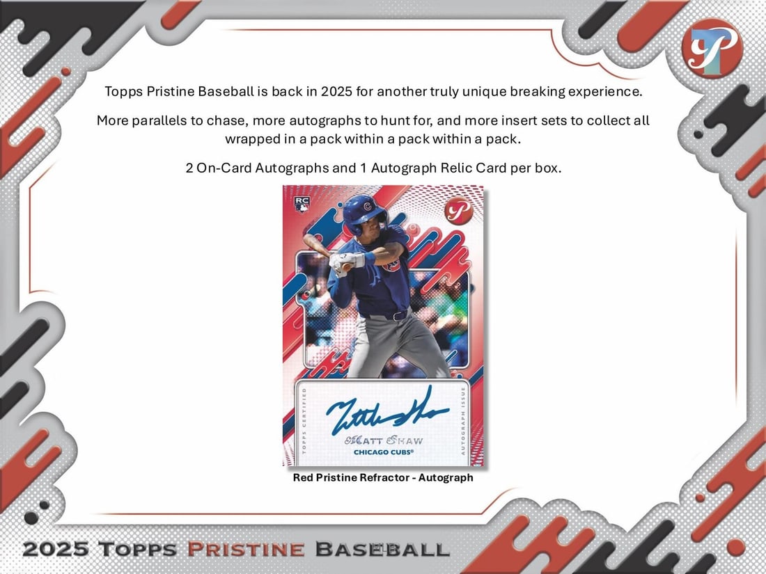 2025 Topps Pristine Baseball Hobby Box - 3