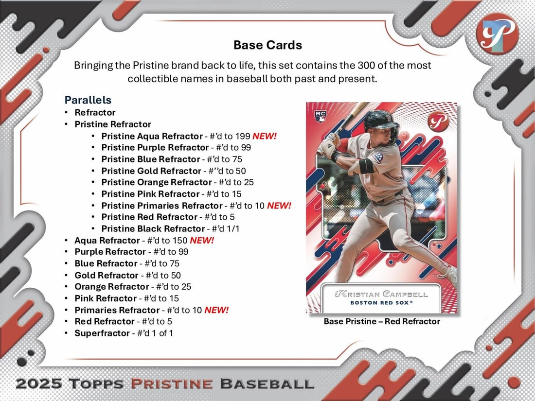 2025 Topps Pristine Baseball Hobby Box - 4
