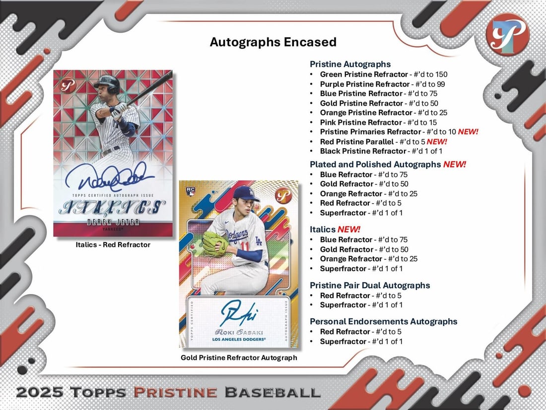 2025 Topps Pristine Baseball Hobby Box - 7