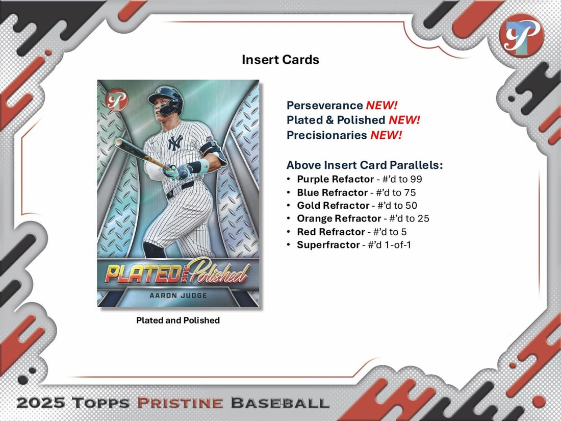 2025 Topps Pristine Baseball Hobby Box - 5
