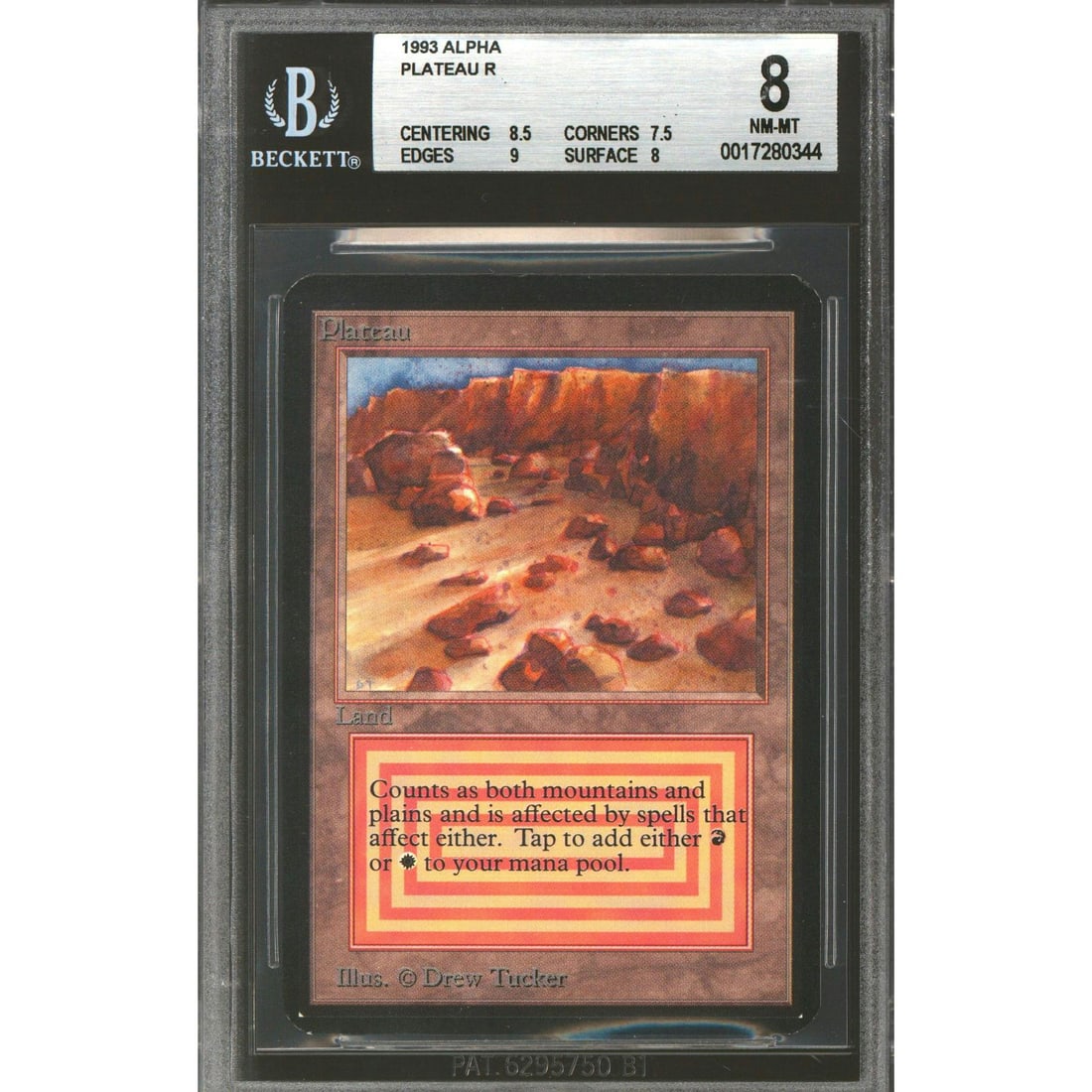 Magic the Gathering Alpha Plateau BGS 8 (8.5, 7.5, 9, 8) NEAR MINT NM (1 of 3)