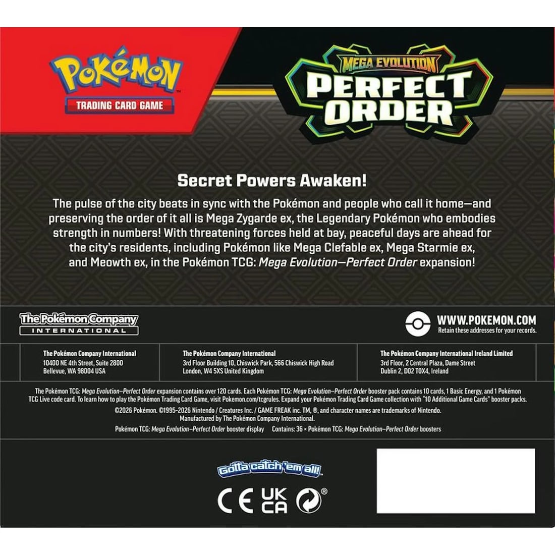 Pokemon Mega Evolution: Perfect Order Booster Box - 2