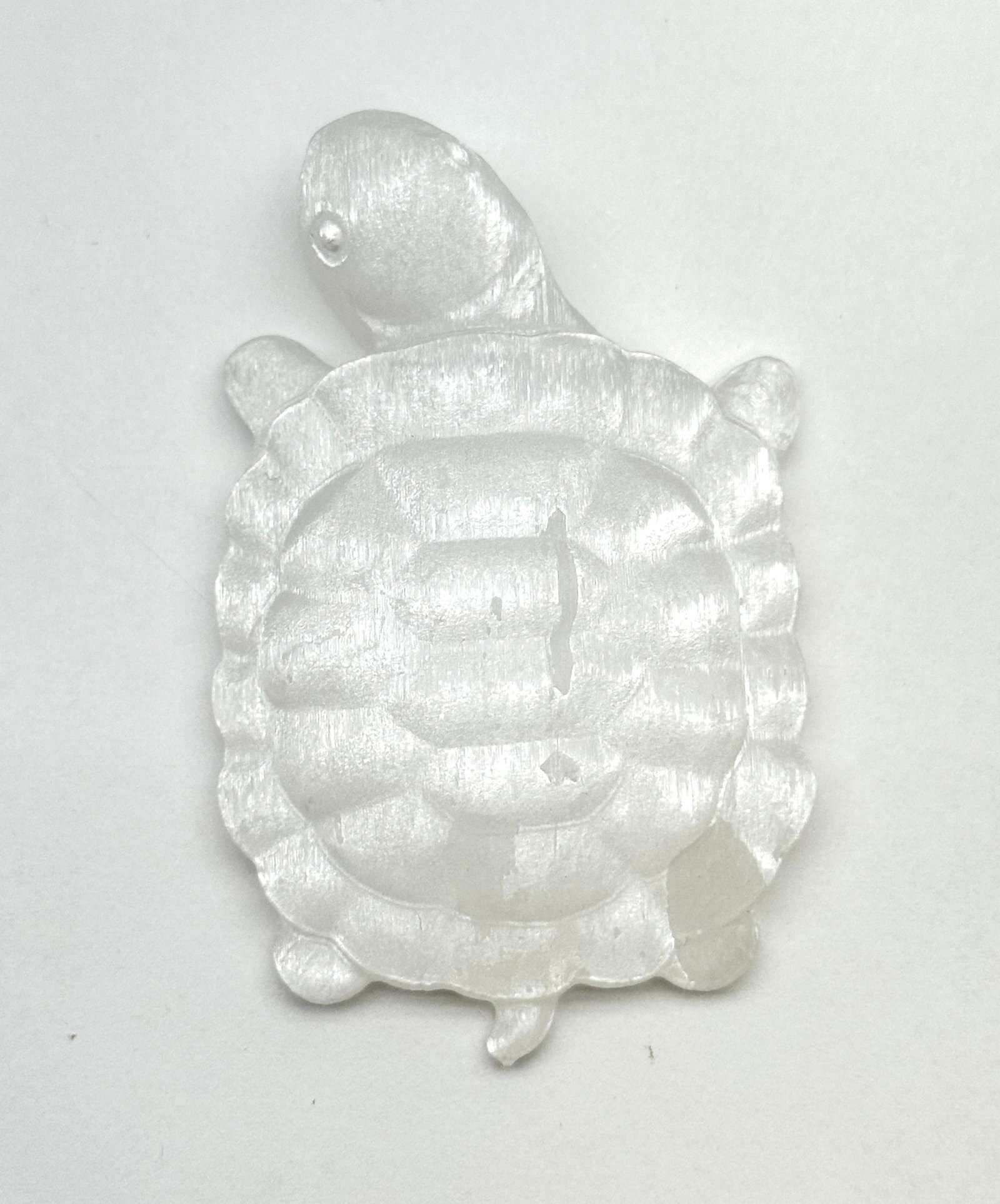 Selenite Carved Sea Turtle 44 Grams (1 of 4)