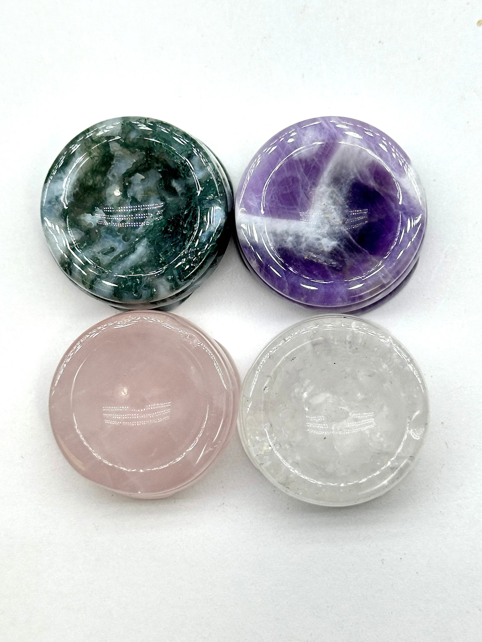 4 Stone Stands Inc Amethyst/Rose Quartz 75 Grams (1 of 3)