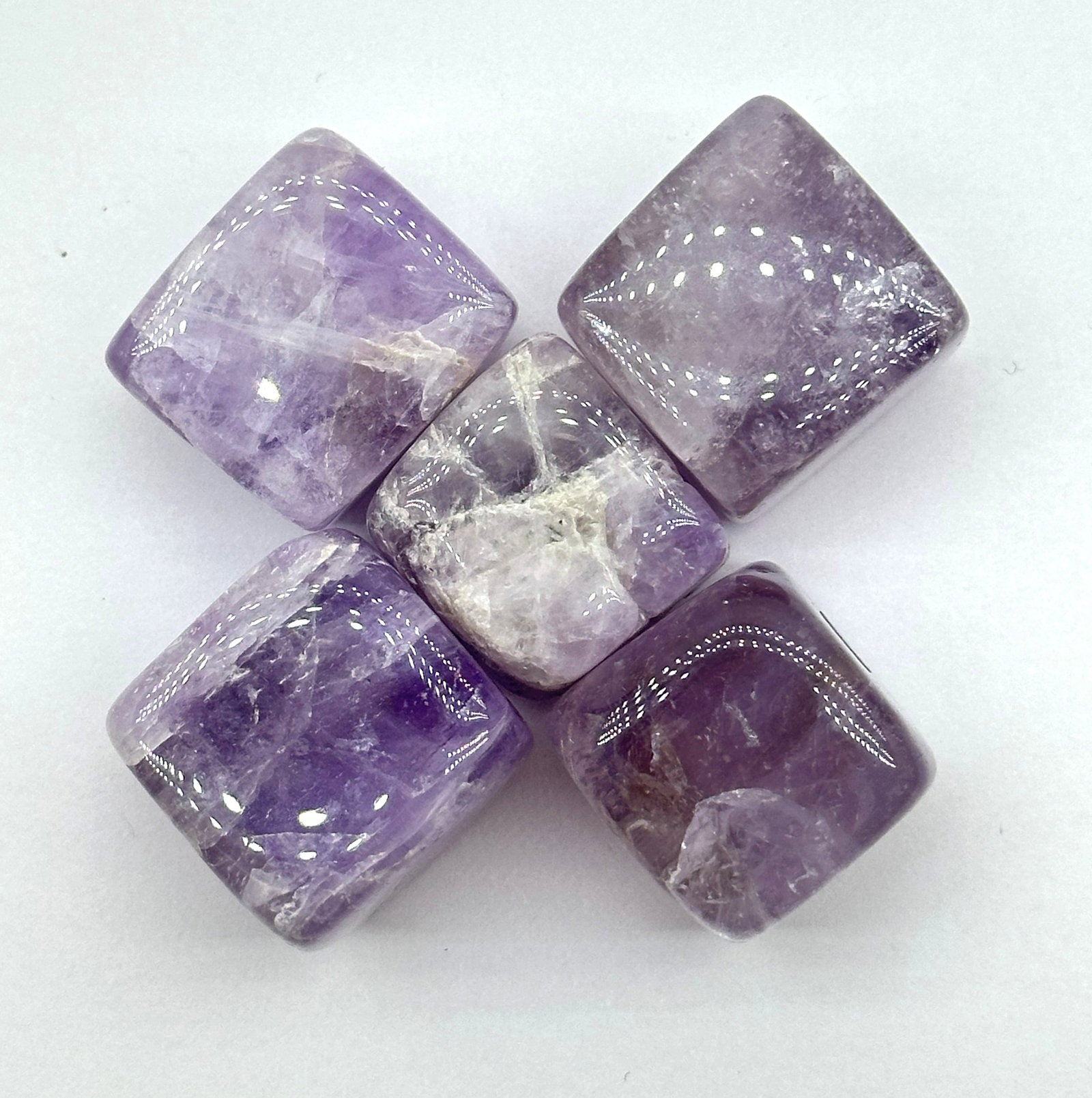 Amethyst Polygram's Dice 153 Grams (1 of 3)