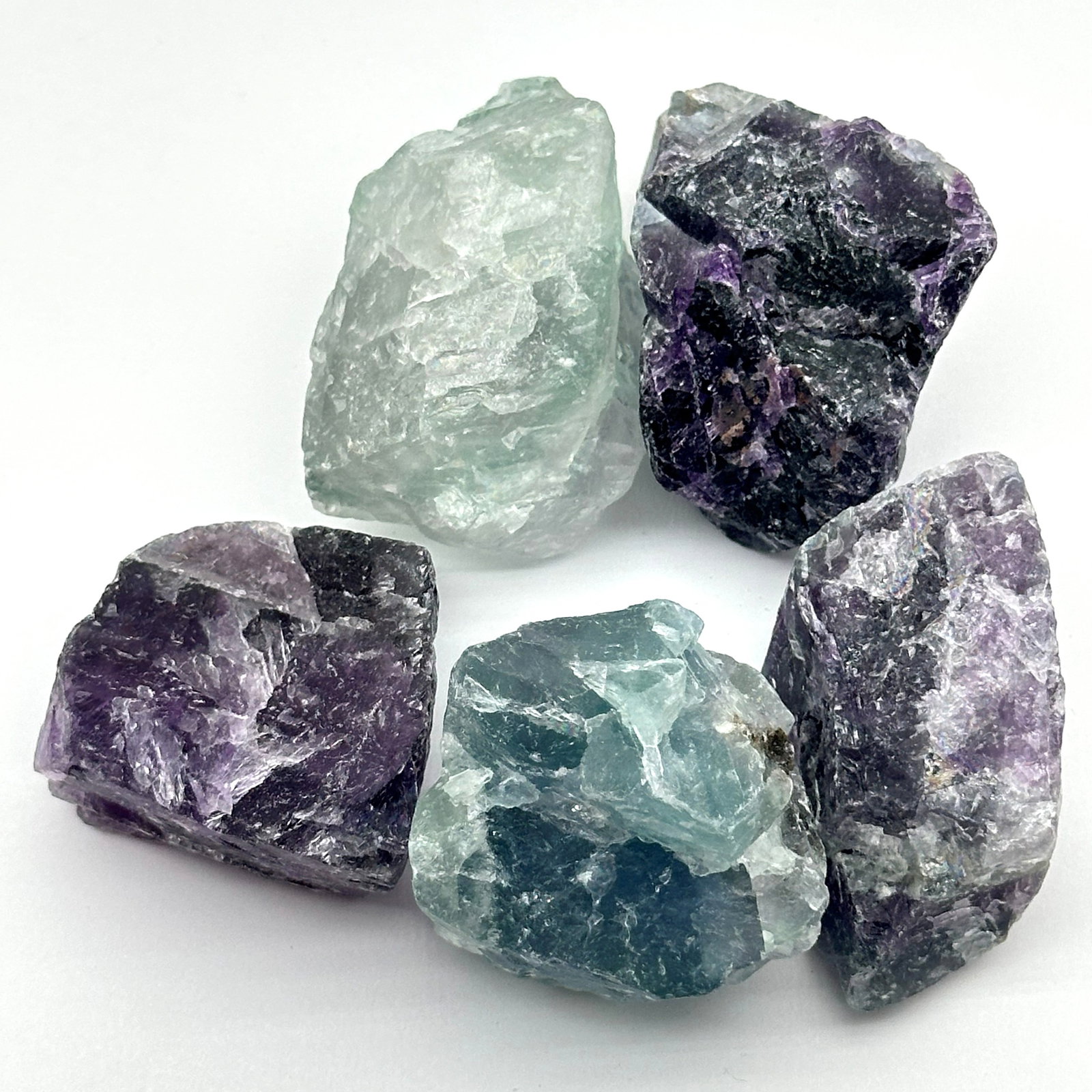 Rainbow Fluorite Crystals 470 Grams (1 of 3)