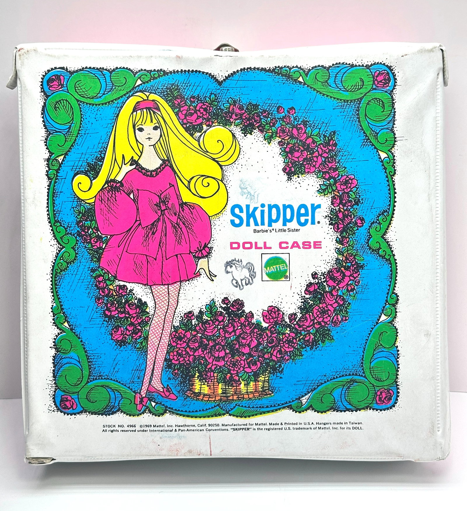 1969 Mattel Skipper Doll Carrying Case & Barbie Skipper Doll 1980s (1 of 8)