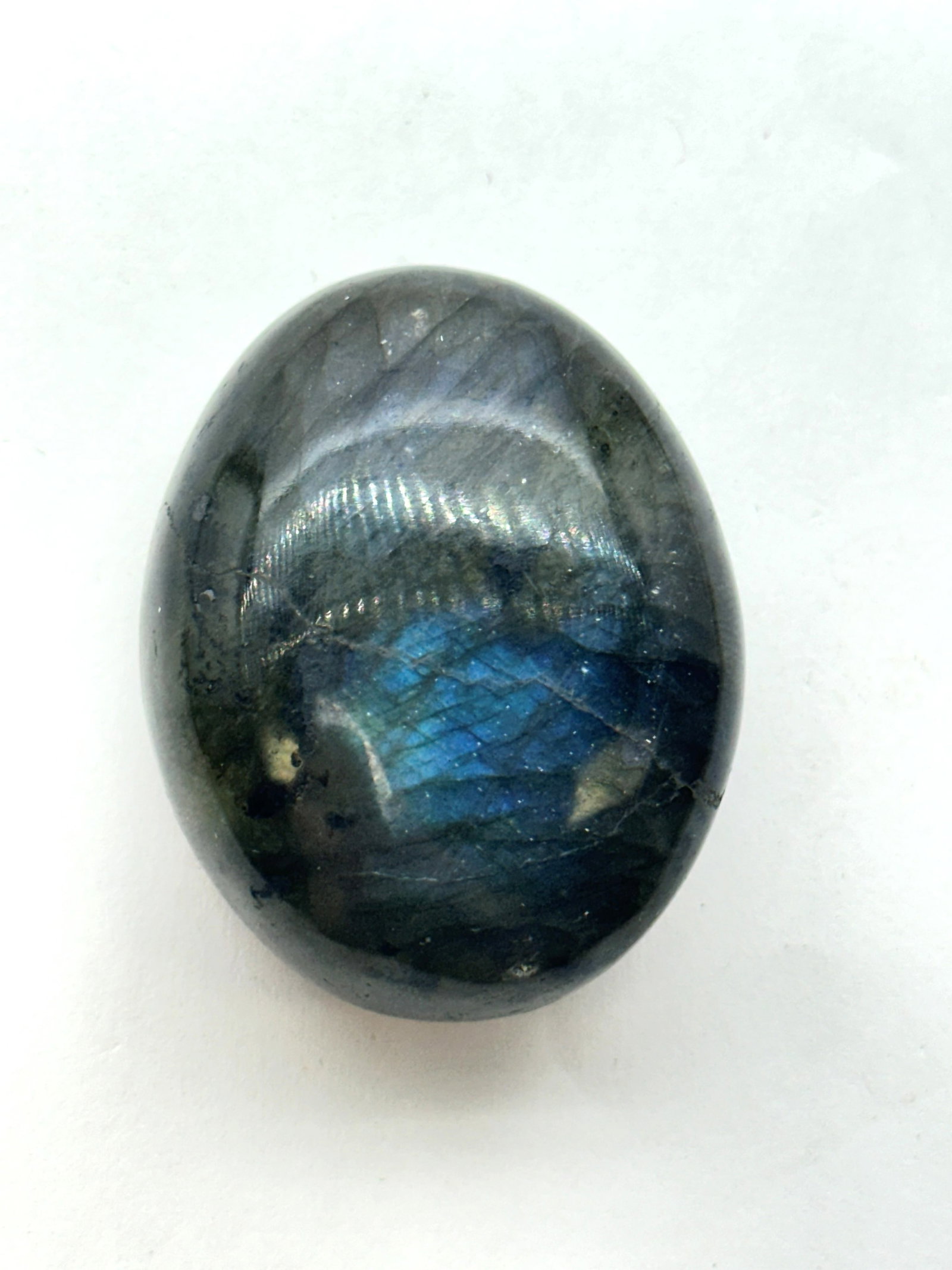 Large Labradorite Palm Stone 55 Grams (1 of 4)