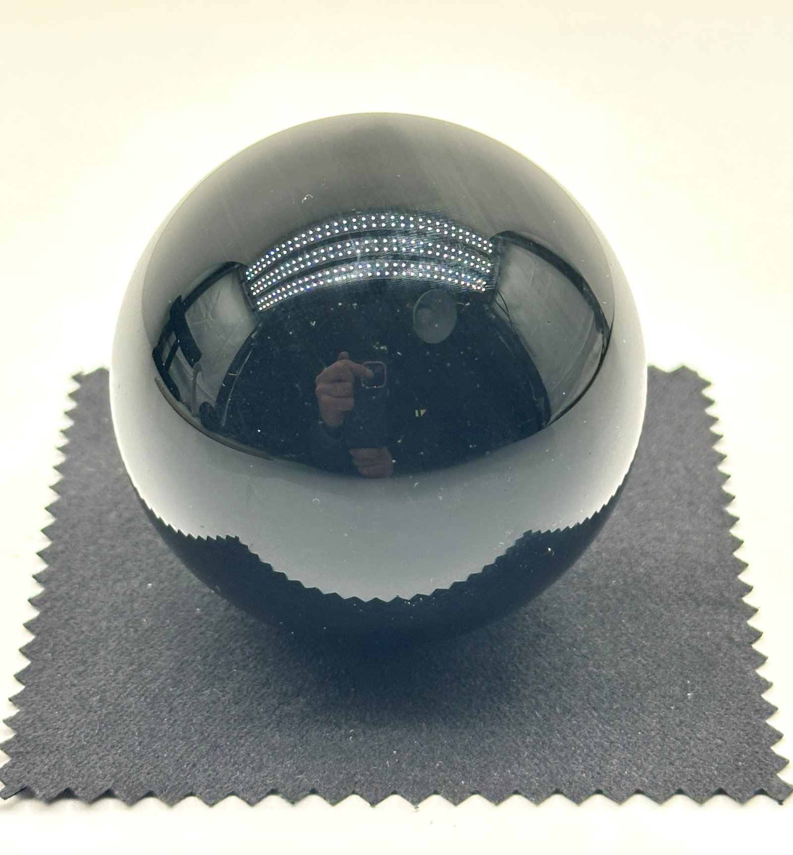 Rainbow Obsidian Sphere 205 Grams (1 of 3)