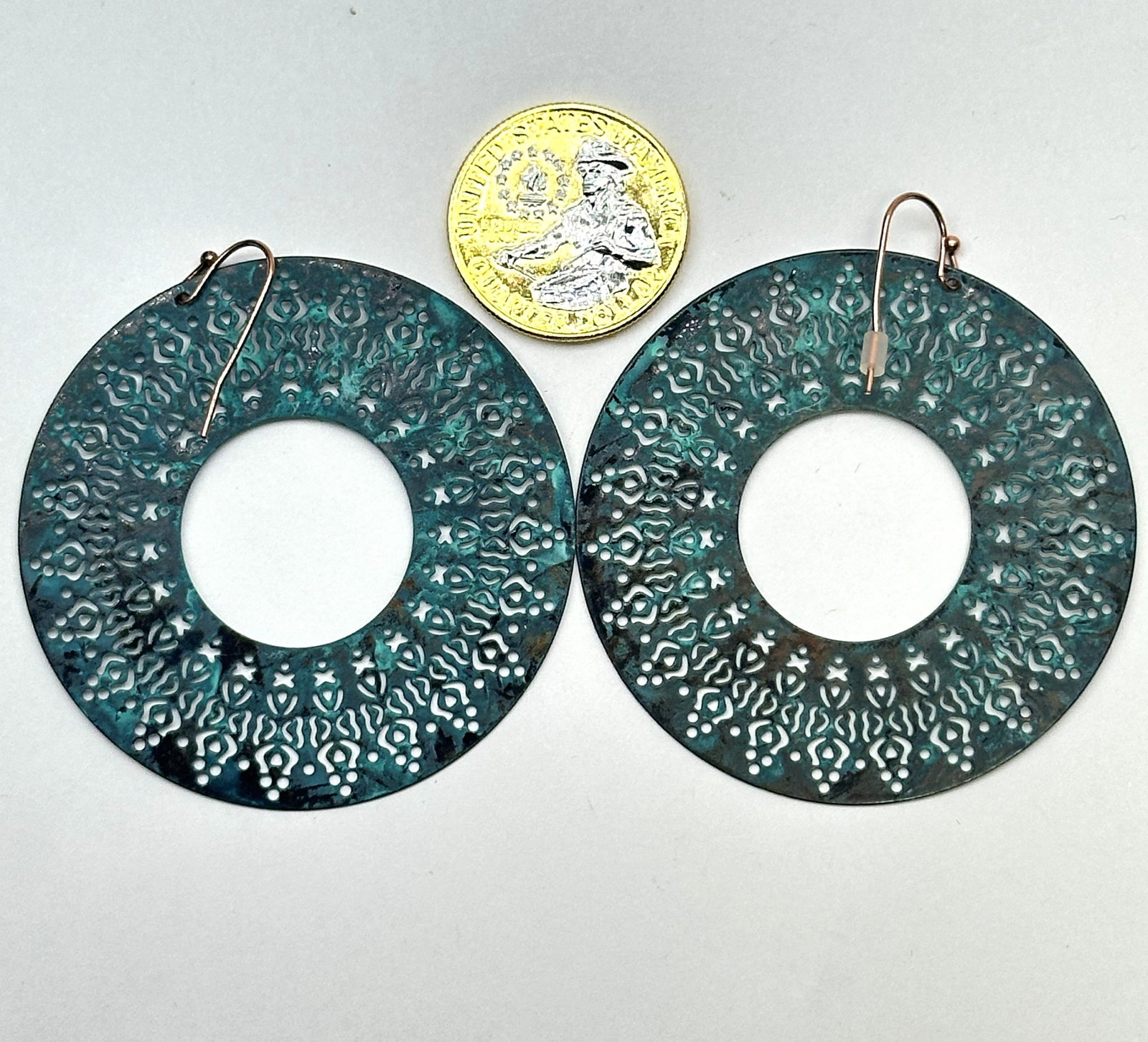 Copper Earrings 9 Grams - 2