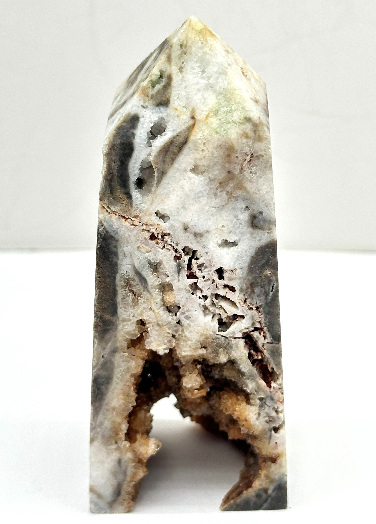 Lg Mexican Laguna Lace Agate Tower 131 Grams (1 of 5)