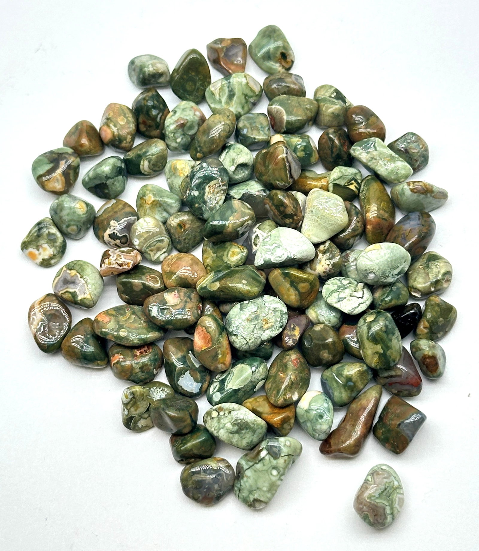Tumbled Rainforest Rhyolite .14 lbs (1 of 2)