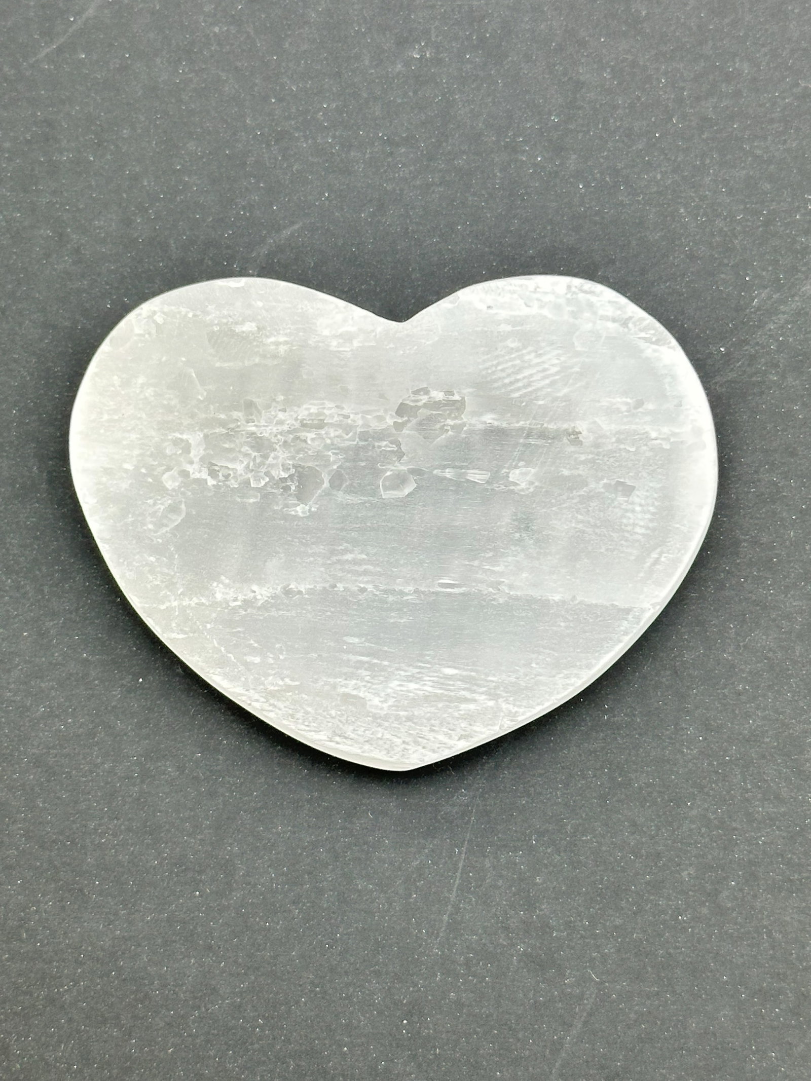 Selenite (Healing Crystal) Heart 52 Grams: Selenite (Healing Crystal) Heart 52 Grams