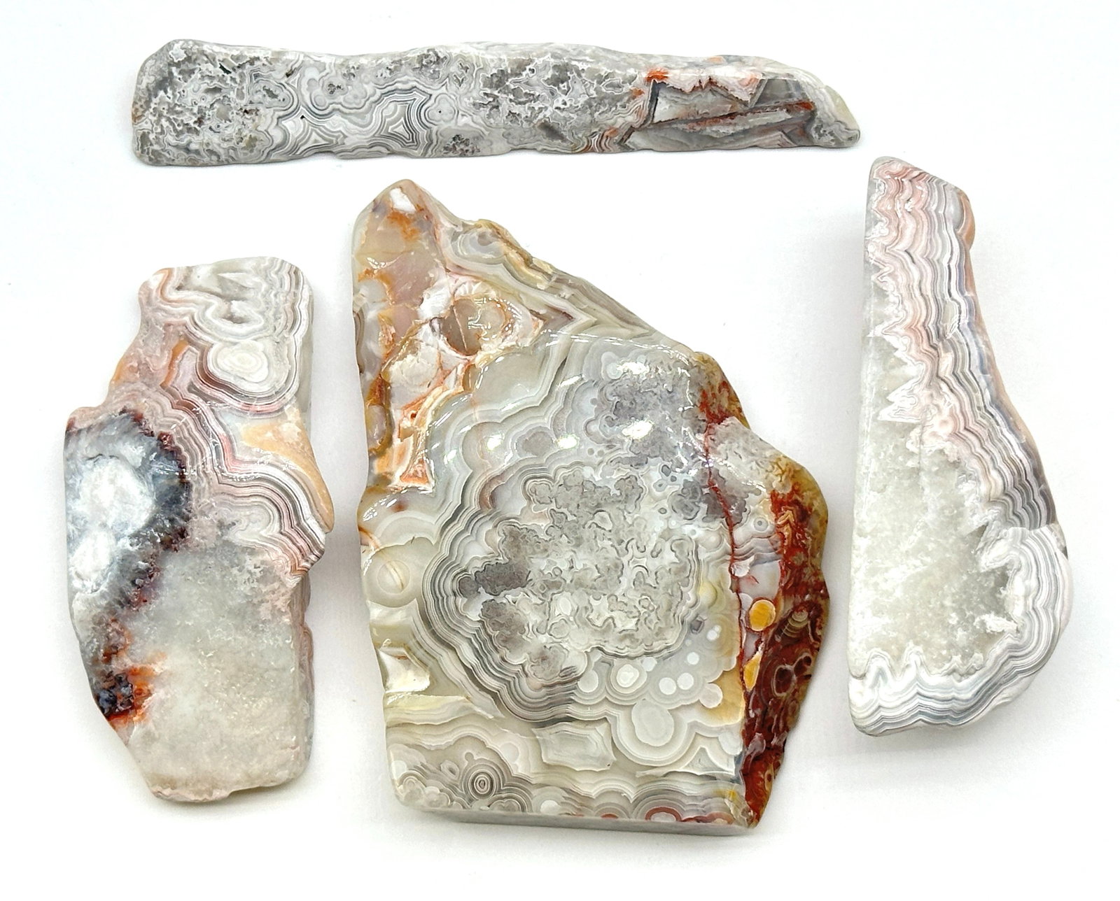 Crazy Laced Agate Slabs--261 Grams (1 of 3)
