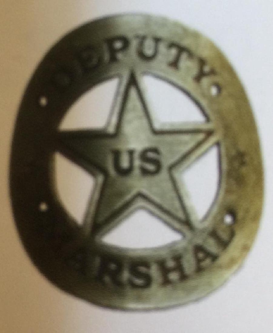 LOT OF 3 DEPUTY US MARSHALL GUN BUTT TAGS: N/A