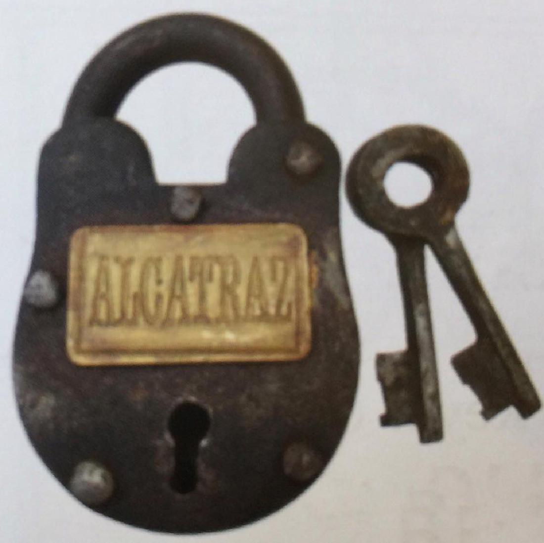 ALCATRAZ CAST IRON GATE PADLOCK - 2.5" X 1.5": N/A