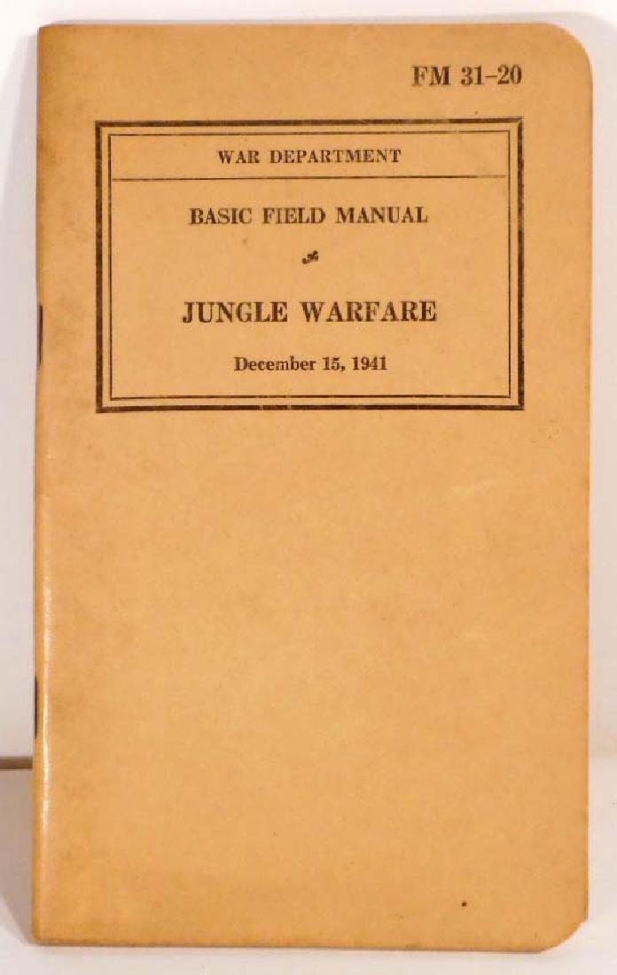 VINTAGE 1941 WW2 WAR DEPARTMENT BASIC FIELD MANUAL (1 of 1)