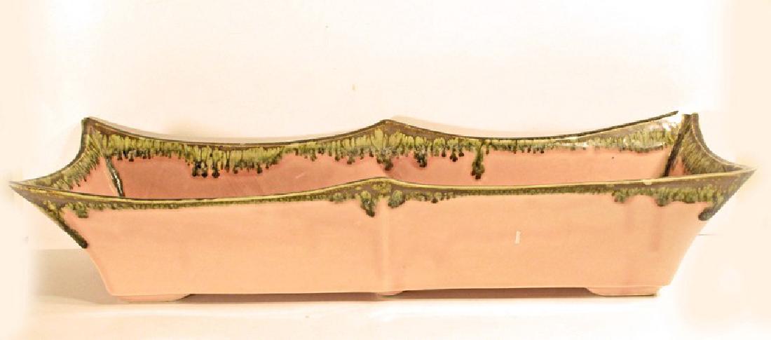 VINTAGE UPCO PINK & GREEN ART POTTERY PLANTER (1 of 1)
