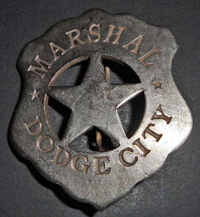 DODGE CITY MARSHAL BADGE: N/A