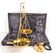SOLID BRASS GOLD SCALE IN VELVET CASE - 2 OZ.