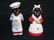 BLACK AMERICANA CHEF AND MAMMY OIL AND VINEGAR