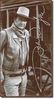 JOHN WAYNE METAL SIGN 8.5" X 16"
