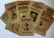 LOT OF 12 OLD WEST WANTED / REWARD POSTERS