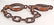 WILBER SLAVE SELLER CAST IRON HANDCUFFS