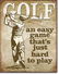 GOLF METAL SIGN 12.5" X 16"