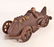 CAST IRON RACER TOY CAR - 6" LONG